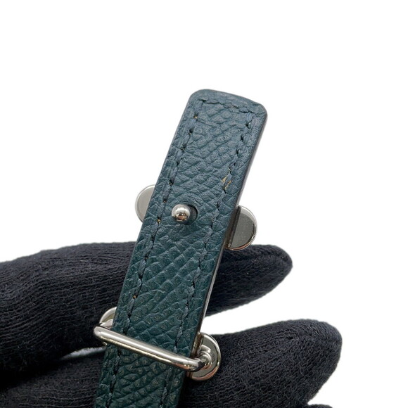 Hermes Hermès Belt Bubble Buckle Sesame Vert Chypre Swift Epson B Stamp Size ... - Picture 8 of 12